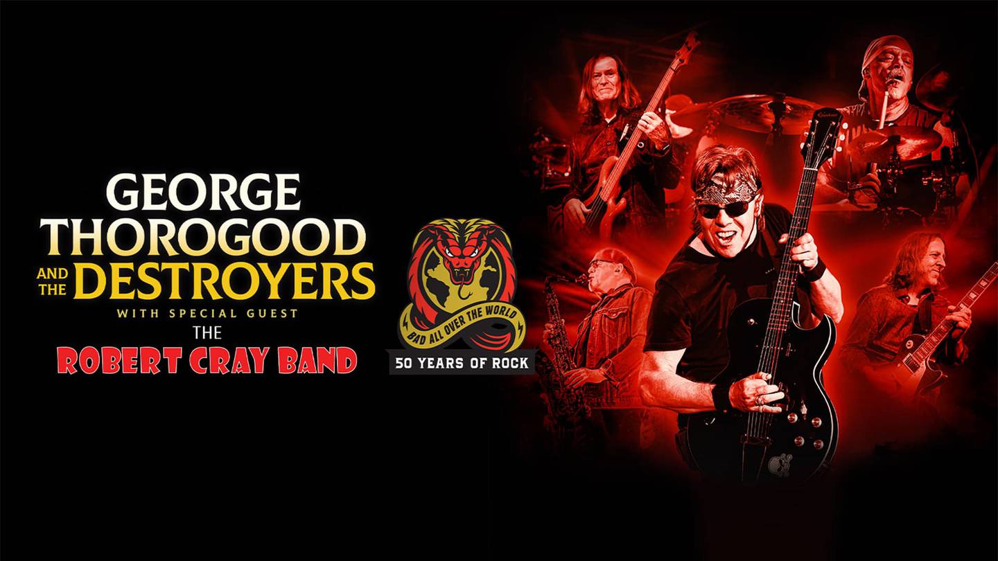George Thorogood & The Destroyers with The Robert Cray Band, June 28, 2024 at the Tobin Center.