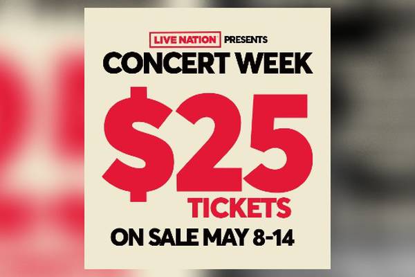Live Nation's Concert Week returns, offering $25 all-in tickets to The Doobie Brothers, Sammy Hagar & more