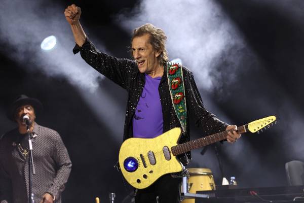 The Rolling Stones’ Ronnie Wood doesn't need drugs or alcohol for a tour high