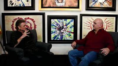 Watch Def Leppard Drummer Rick Allen Talk His Art Exhibit And Get An Up Close Look At It