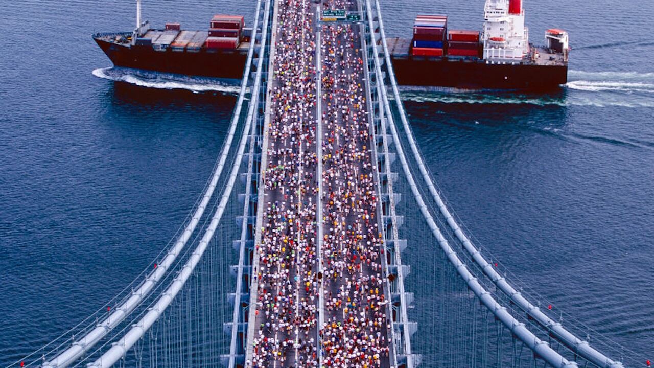NYC Marathon and Verrazzano-Narrows Bridge