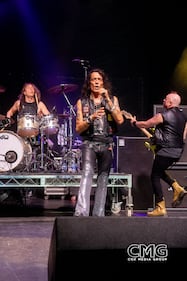 Stephen Pearcy of Ratt headlined the opening night of Oyster Bake on the 106.7 The Eagle/KONO 101.1 stage, and they sounded great, rocking the crowd with all the Ratt favorites, and more!