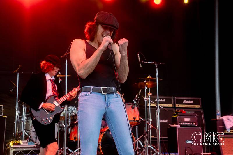 AC/DC Tribute Band Back In Black, opening up for Stephen Pearcy at the 2024 Oyster Bake in San Antonio, TX on April 24, 2024! One of the best tribute bands around, and the singer even auditioned to fill in for Brian Johnson on tour! Always great to see them play!